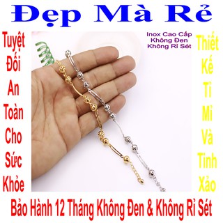Lắc đeo chân màu vàng cho bé gái trái châu xinh xắn - An toàn cho trẻ - Cam kết 1 đổi 1 nếu đen và gỉ sét