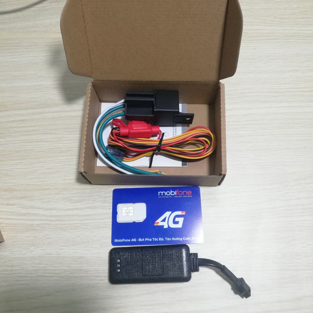 Định vị GPS A8 Pro đung cho ô tô xe máy tích hợp Rele tắc máy từ xa