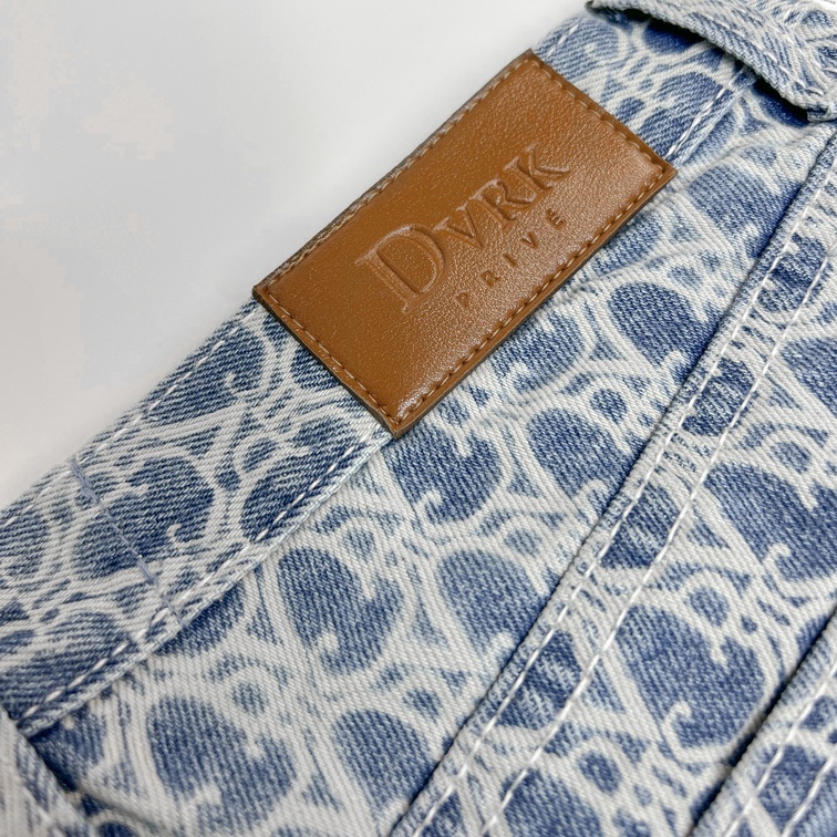 DVRK - Quần jeans họa tiết MONOGRAM-DVRK-22SS