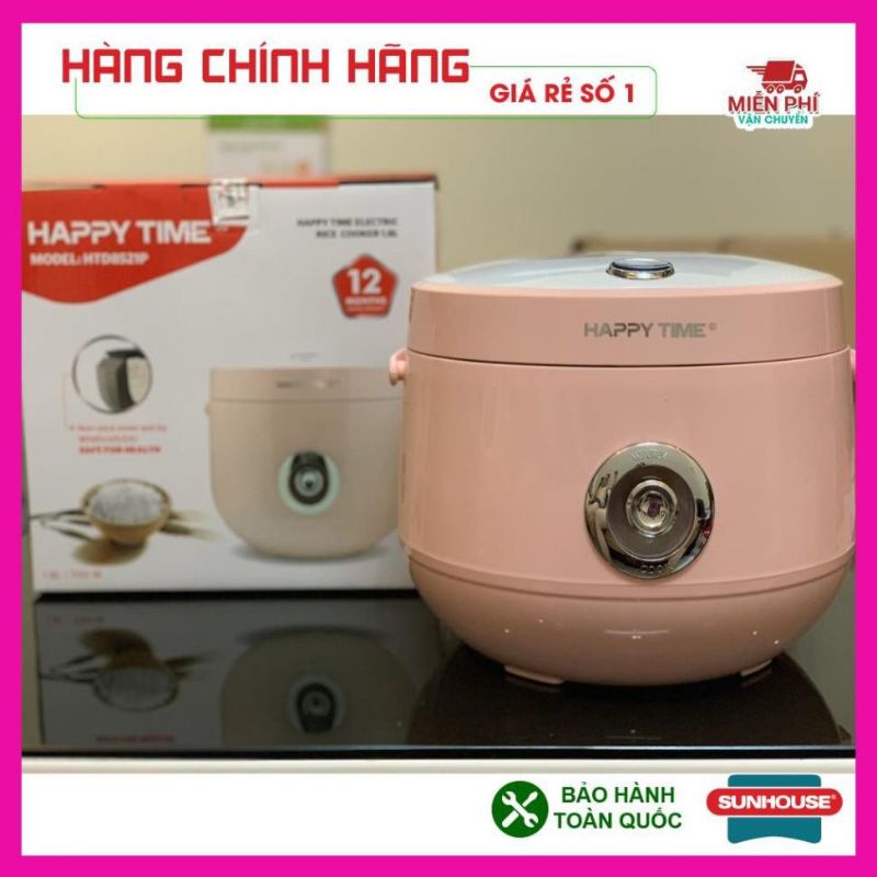 [Mã ELHADEV giảm 4% đơn 300K] Nồi cơm điện Sunhouse Happy time dung tích 1,8 lít hàng chính hãng