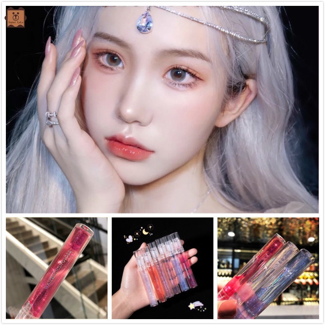 Son môi dưỡng ẩm lâu trôi 6 màu tùy chọn cho nữ sinh