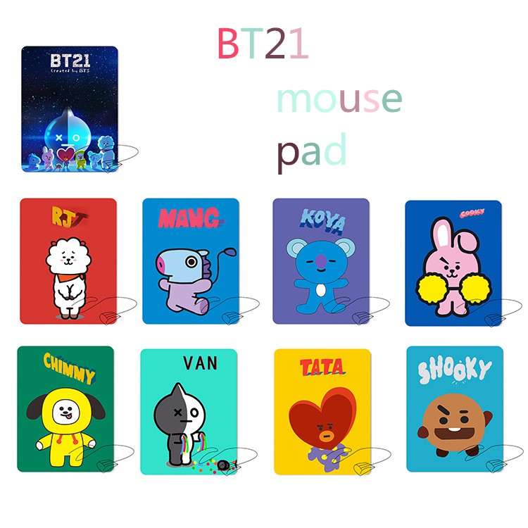 Miếng lót chuột phong cách nhóm BTS độc đáo