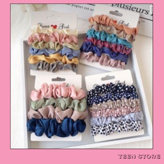 🎀Vỉ buộc tóc Scrun siêu dễ thương