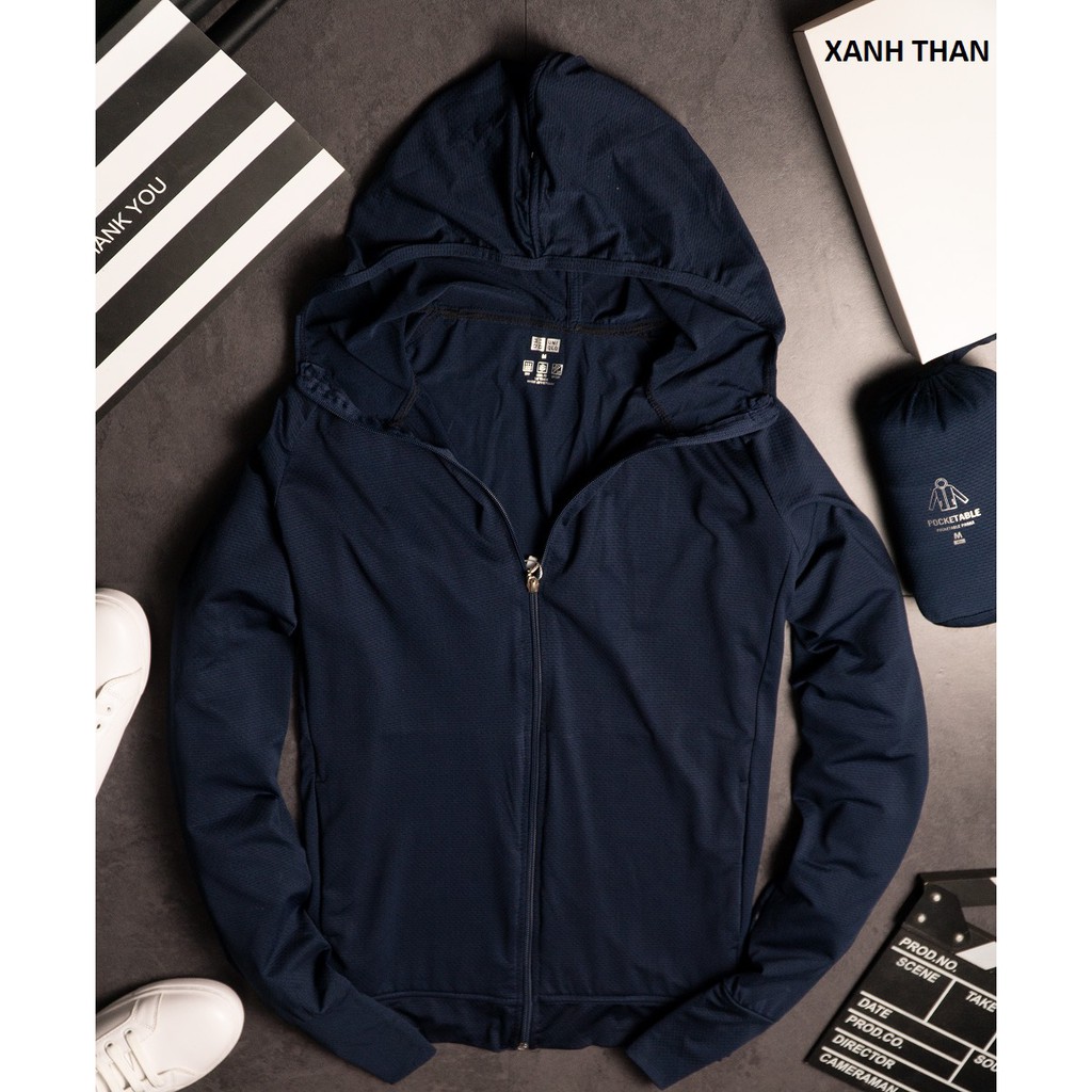 Áo khoác chống nắng nam khóa kéo cao che mặt, áo chống nắng thể thao nam vải kim thoáng mát - ảnh thật ở cuối | BigBuy360 - bigbuy360.vn