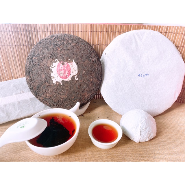 Trà phổ nhĩ lâu năm ( bánh 375gr)