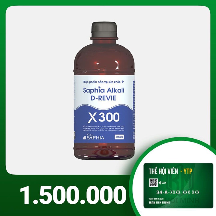 Combo sản phẩm KIỀM SAPHIA 1 chai X300, 1 chai X50, 1 chai cân bằng 300ml thảo dược tự nhiên