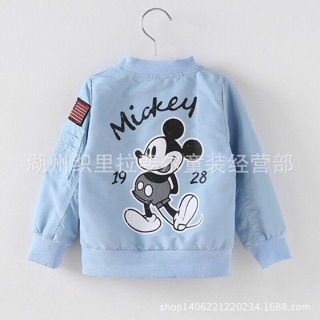 Áo khoác Bomber MICKEY( hồng sz 100)