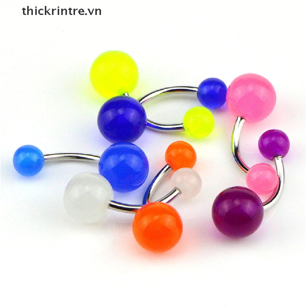 Set 7 Khuyên Rốn Dạ Quang Cá Tính Độc Đáo