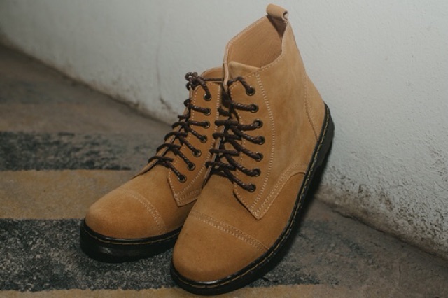 Giày Da lộn🎁FREESHIP🎁GIẢM 10K🎁Giày Nam Da Lộn Chống Nước, DÁNG BOOT, CAO CỔ | BigBuy360 - bigbuy360.vn