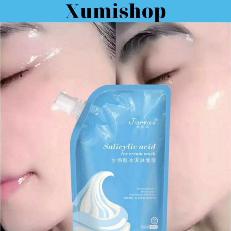 [CÓ VIDEO] Mặt Nạ Gel Salicylic Acid Dưỡng Ẩm Se Khít lỗ Chân Lông Tẩy Tế Bào Chết Giảm Mụn gói 300g lv1