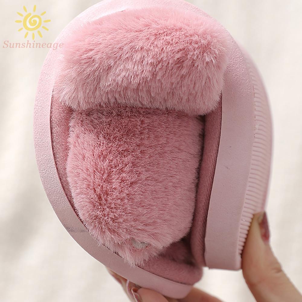 Dép Bông Quai Chéo Thời Trang Nữ Tính