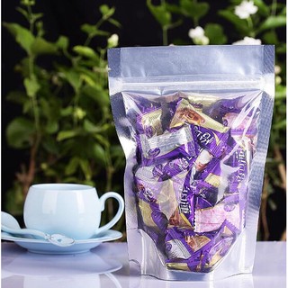 Set 10 túi zip bạc 1 mặt trong giá rẻ / zipper 1 mặt bạl