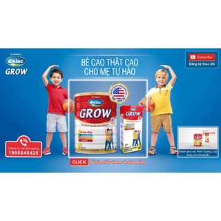 Sữa Bột Dielac Grow 2+ 900g