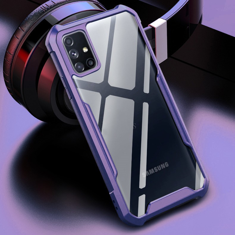 Ốp Điện Thoại Acrylic Mềm Trong Suốt Chống Sốc Cho Samsung Galaxy A10s A20s A30s A50s A70s M01s S20 Fe Lite
