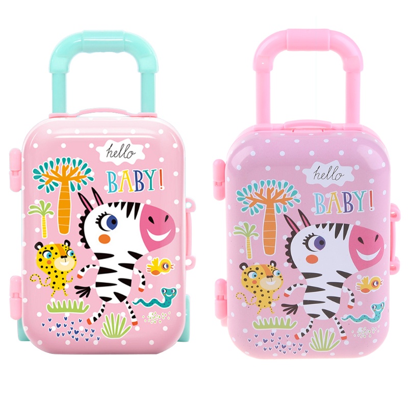 Hộp Đựng Kẹo Trò Chơi Mini Bằng Nhựa Hình Vali Dễ Thương Cho Bạn Gái