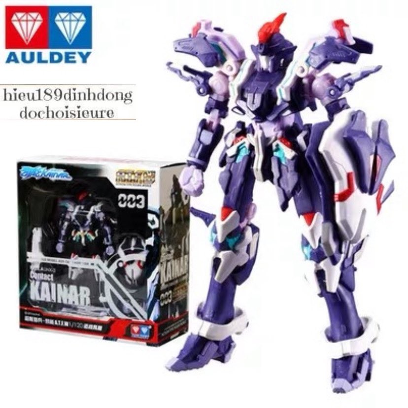 Hộp đồ chơi Chiến binh vũ trụ Kainar Contact Gundam chính hãng Auldey nhựa nặng tay siêu đẹp