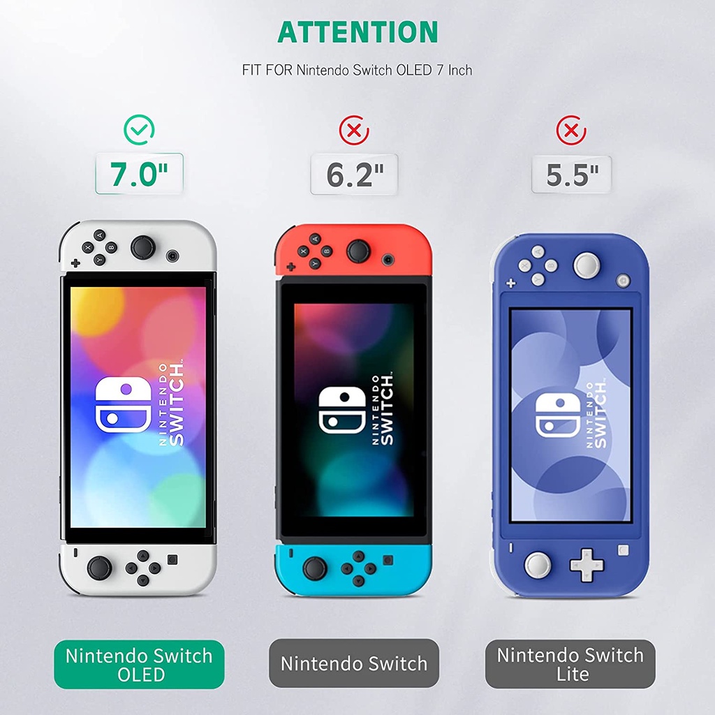 Kính cường lực bảo vệ màn hình LAMMCOU thích hợp cho Nintendo Switch OLED model 2021