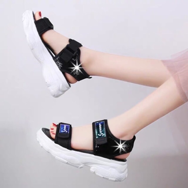 (3 mẫu) dép sandal hót hít quai mềm đế cao su (free ship)