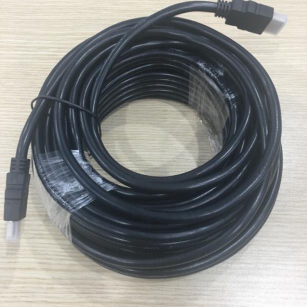 Cáp HDMI tròn đen 5M/ 10M /15M /20M Tròn chuẩn 1.4 Full HD