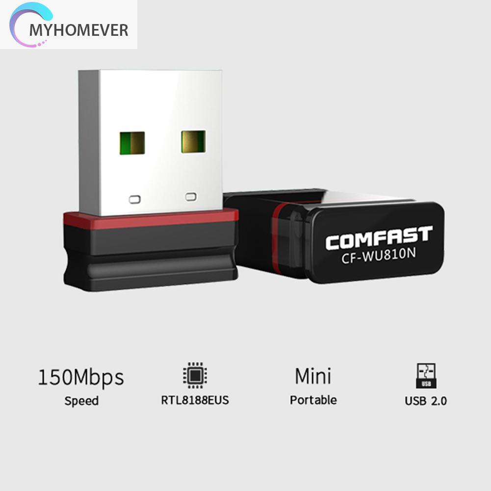 Usb Thu Phát Mạng Không Dây Comfast Cf-Wu810N Usb 2.0 Wifi 150mbps 2.4ghz Thẻ