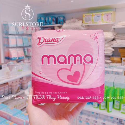 Bỉm miếng Cho Mẹ Sau Sinh Diana MaMa - Bịch 12 Miếng