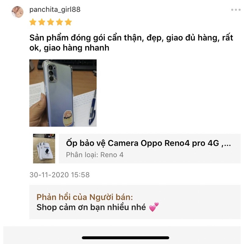 Ốp bảo vệ Camera Oppo Reno4 pro 4G ,Reno4 4G dẻo trong chống sốc | BigBuy360 - bigbuy360.vn