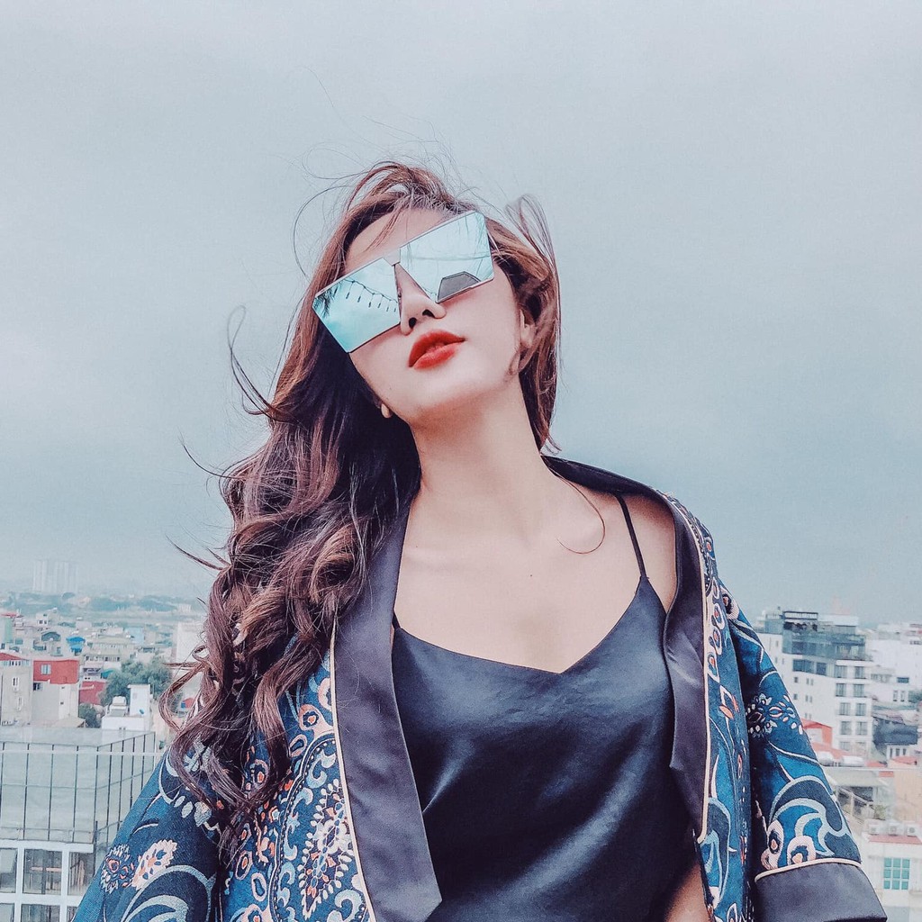 MẮT KÍNH MÁT PHẲNG NAM NỮ HÀN QUỐC VUÔNG CAO CẤP GỌNG KIM LẠI CHỐNG UV400 SÀNH ĐIỆU HOT TREND | BigBuy360 - bigbuy360.vn