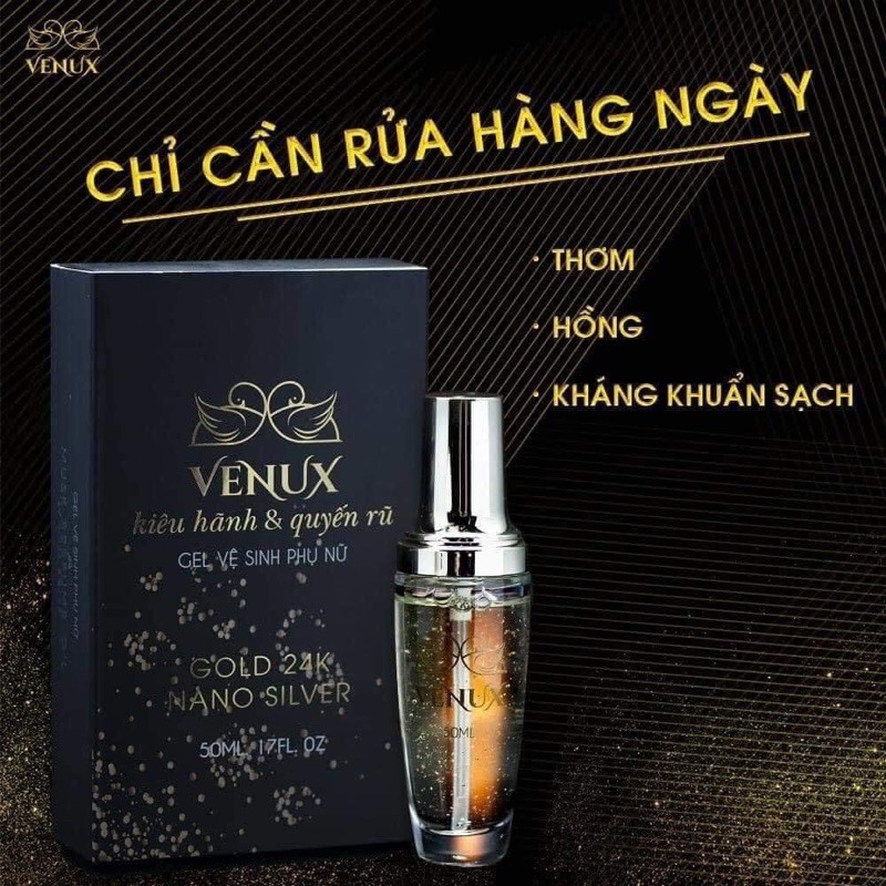 Gel vệ sinh tinh chất 24k -Venux