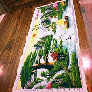 Tranh thêu thuận buồm xuôi gió 168x75