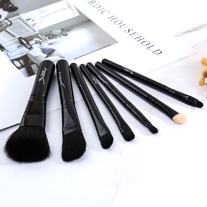 X Bộ 7 Cọ Trang Điểm 3 Mặt Chính Hãng Kèm Hộp Đựng