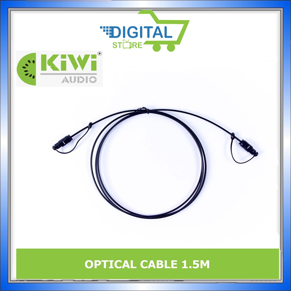 Dây quang 1,5m, cáp optical Kiwi 1.5m, cáp quang tín hiệu. dây quang âm thanh [ Chính Hãng ]