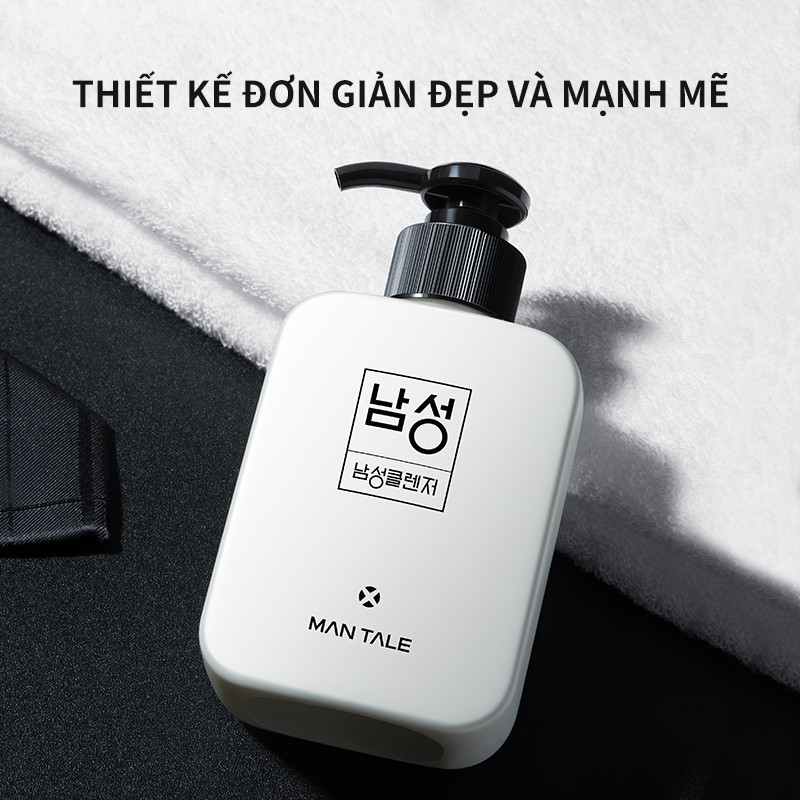 Sữa rửa mặt MAN TALE kiểm soát dầu làm sạch sâu lỗ chân lông bổ sung độ ẩm cho da 170ml | BigBuy360 - bigbuy360.vn