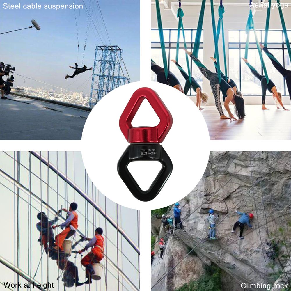 Vòng Nối Xoay 30kn Thông Dụng Hỗ Trợ Leo Núi / Tập Yoga