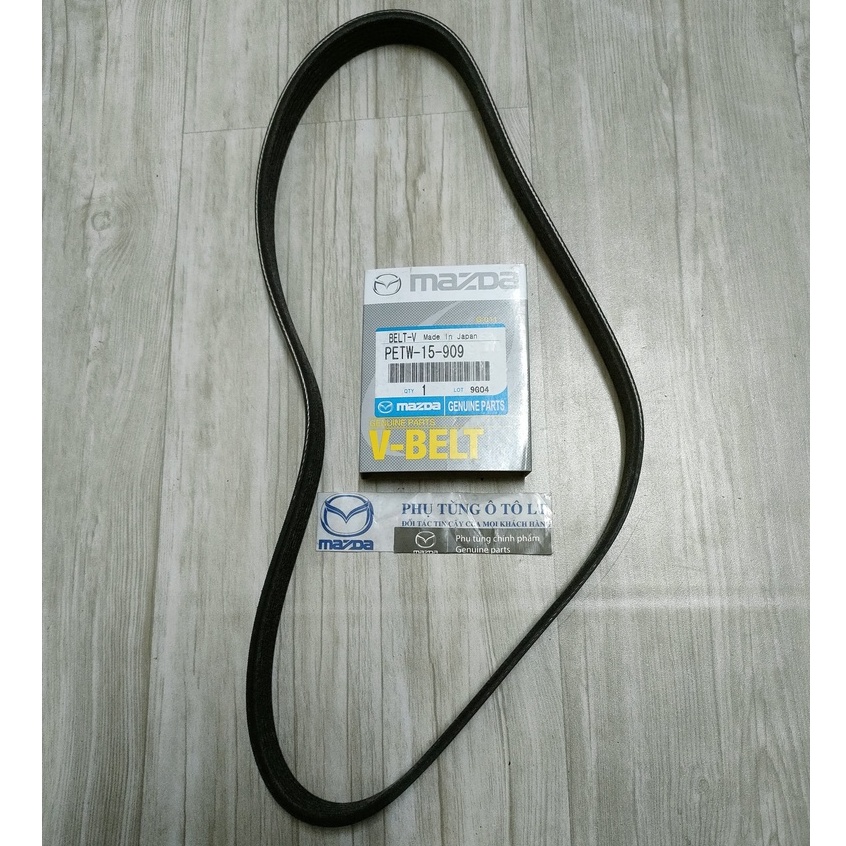 Dây Curoa tổng, dây đai máy phát+điều hòa xe Mazda CX5 Mazda 6 Mazda 3  2.0