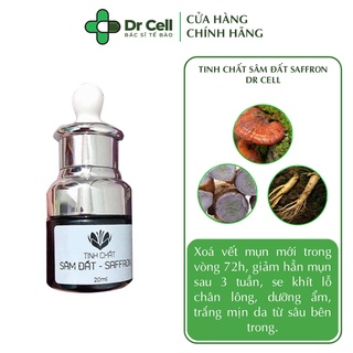 Tinh chất sâm đất Saffron giảm mụn, sẹo, nám tái tạo làn da, se khít lỗ chân lông