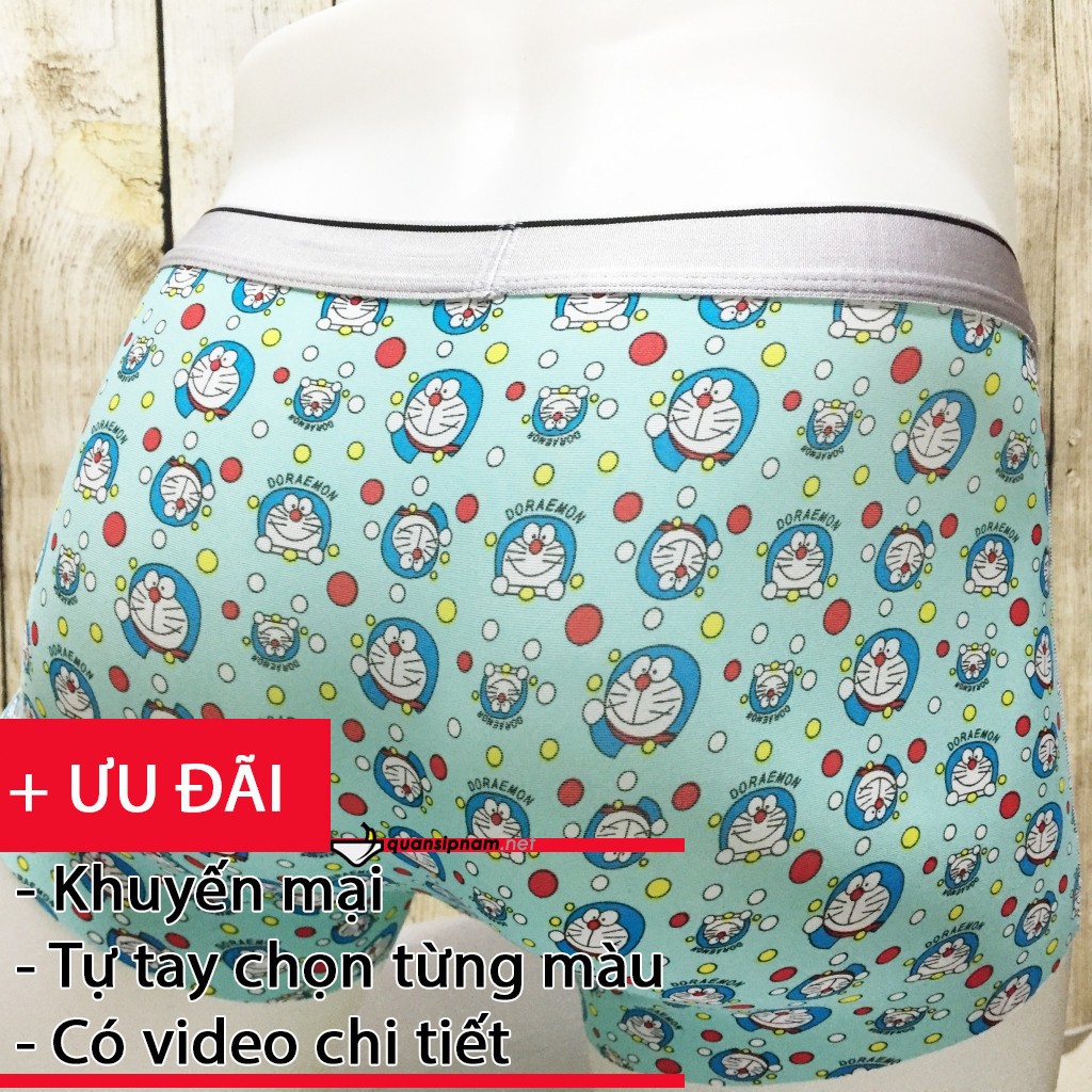 [ĐẸP+ RẺ] Quần sịp nam hình chú mèo máy doraemon QLNTLDRM2 -Joforbaby