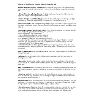 Sổ tay lập kế hoạch Goal Planner