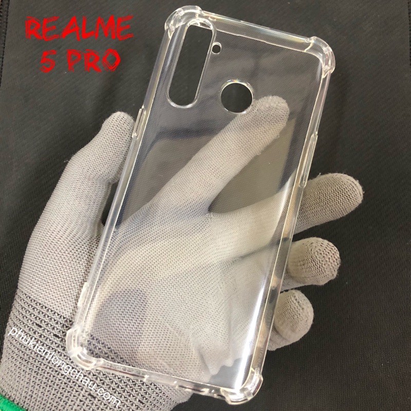 Ốp Lưng Realme 5 Pro Dẻo Trong Suốt Chống Sốc Có Gù | BigBuy360 - bigbuy360.vn