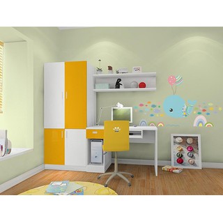 Decal dán tường   cá voi siêu to