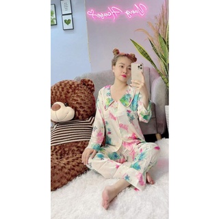 Bộ pizama latin loang LV tay dài