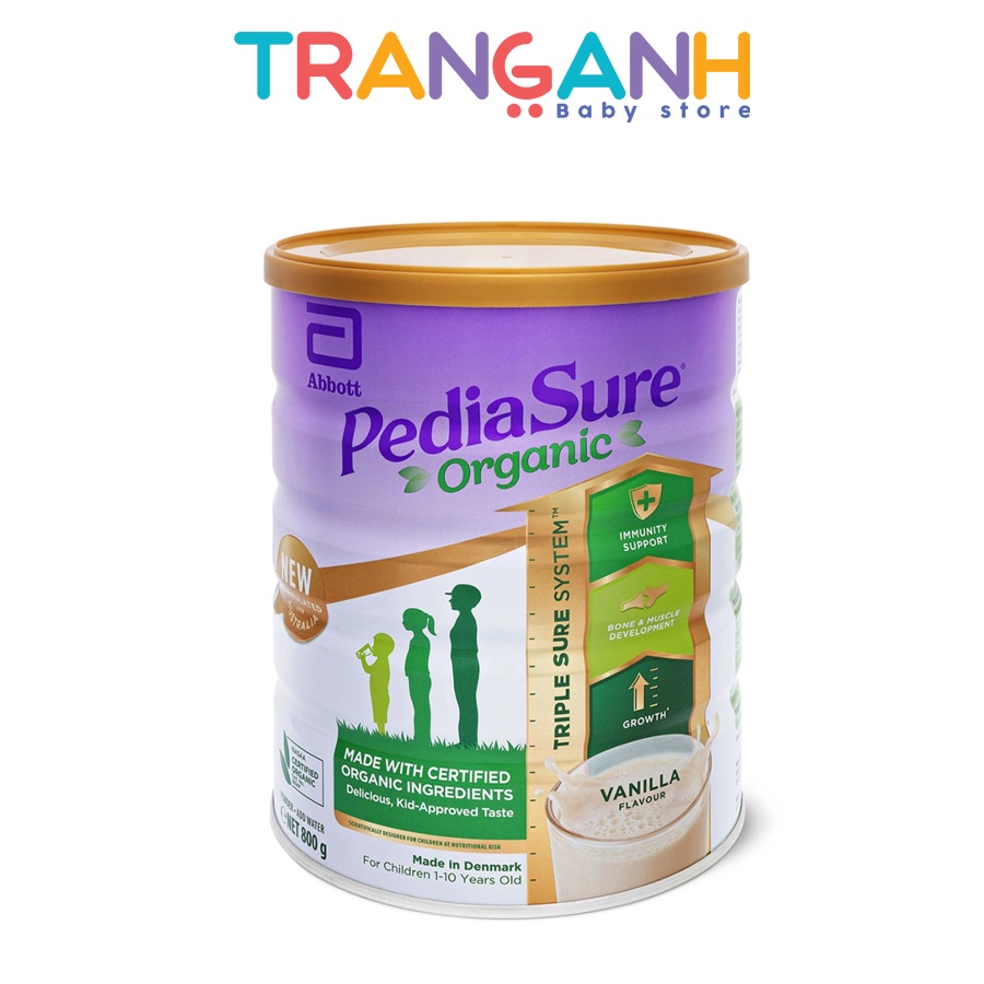 Sữa bột Pediasure Organic Úc 800g