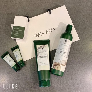 Bộ Dầu Gội + Xả Gừng WEILAYA [Tặng Set Mini]