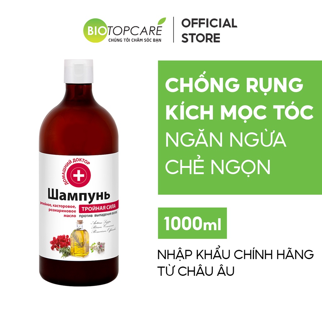 Dầu gội Domashnij Doctor ba tác động chống rụng tóc 1000ml