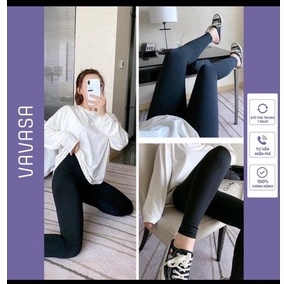 Quần legging nữ LOẠI 1 - Quần cotton lót nỉ co giãn mặc giữ ấm tôn dáng