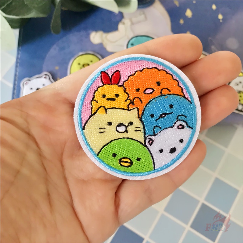 Miếng dán ủi thêu hình Sumikkogurashi dòng 02