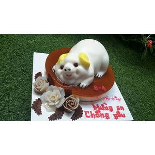 Khuôn Con Heo Lớn 18 Cm - Khuôn Nhựa Làm Thạch