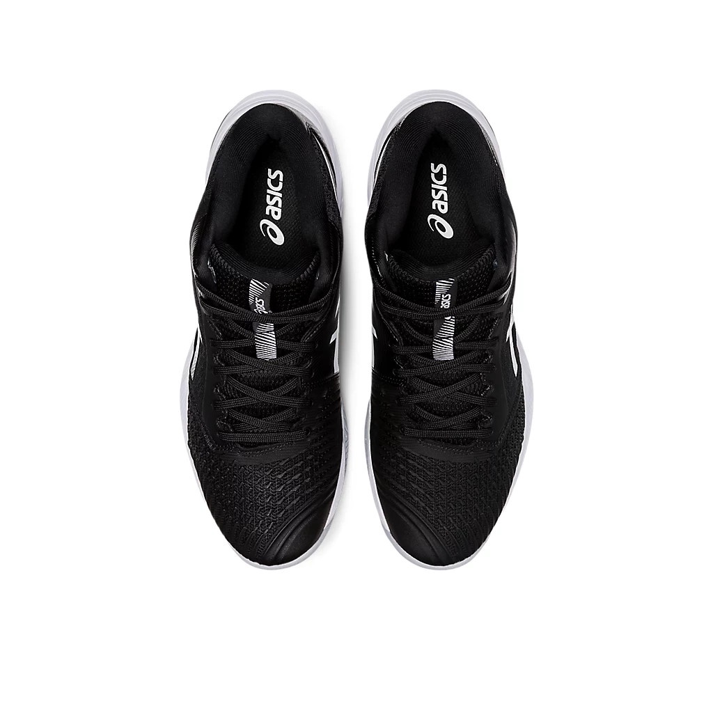 Giày Asics Netburner Ballistic FF MT 3 Đen - Giày Bóng Chuyền, Bóng Rổ, Tennis cổ cao ôm chân, bật nhảy êm, giảm chấn