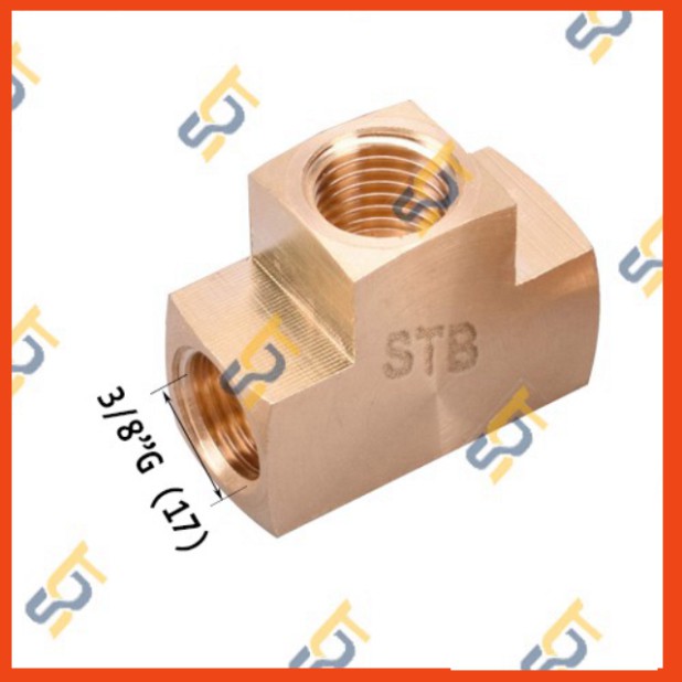 T RT - khớp nối ba đầu tê ren trong  - bằng đồng