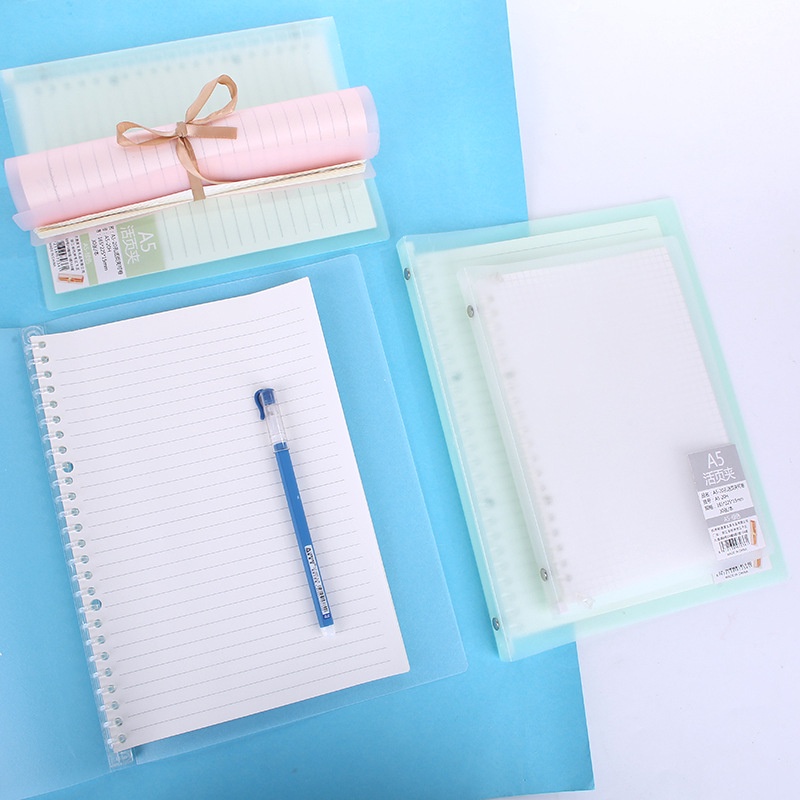 Binder sổ còng nhựa, bìa sổ còng nhựa a4 a5 b5 MODINA kèm ruột