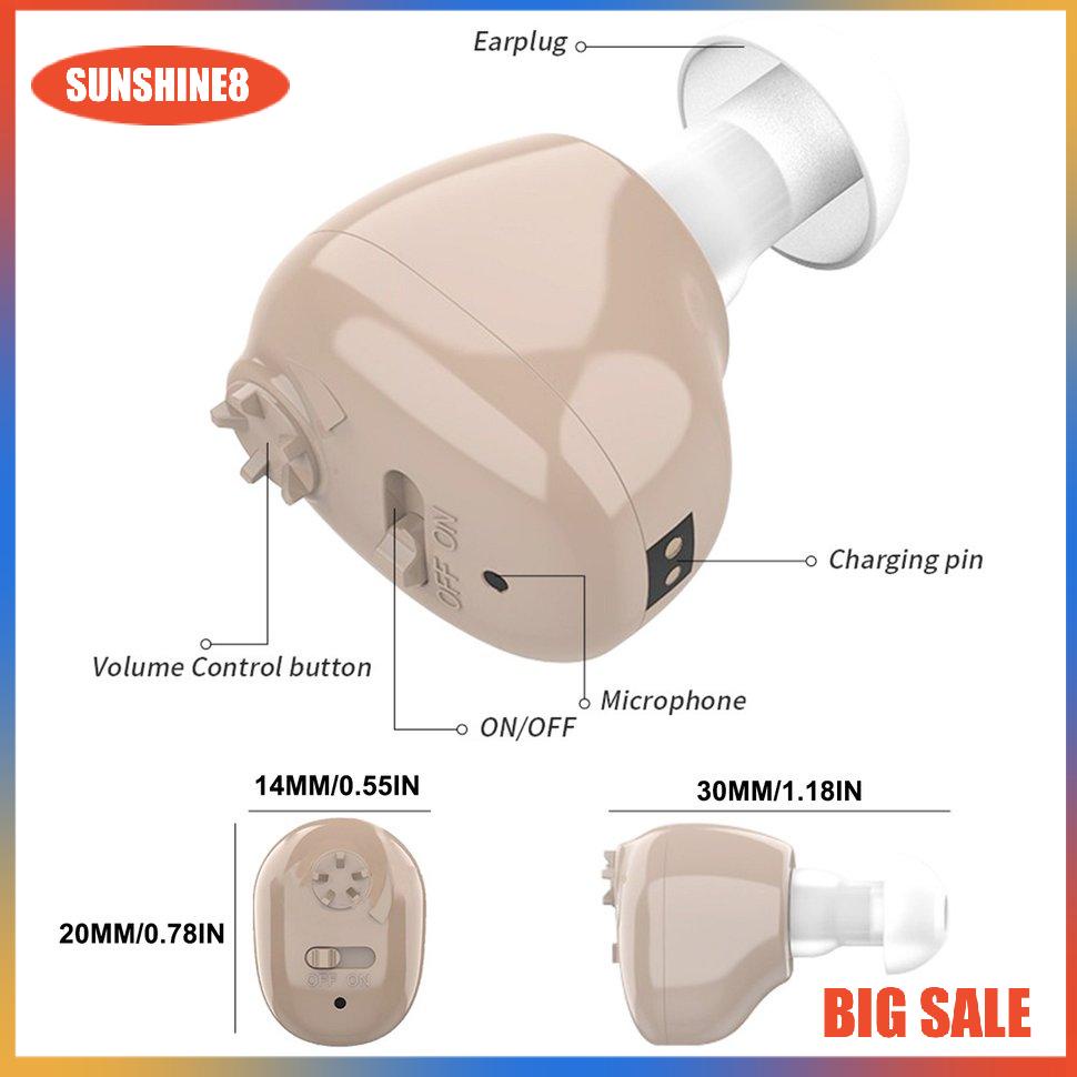 Dụng cụ trợ thính có thể sạc lại cho người già